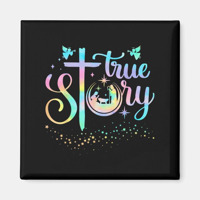 Aimant True Story Nativity Christmas Baby Jesus Religious (Devant)