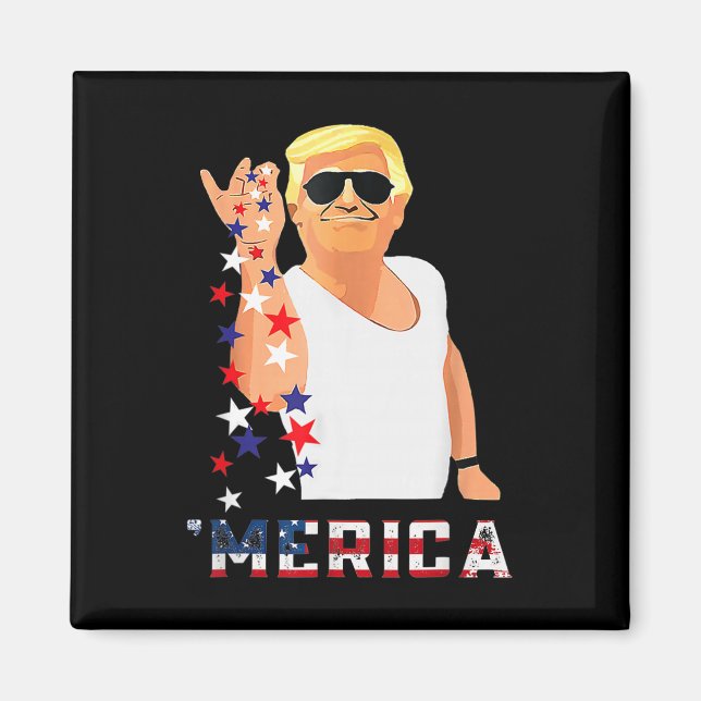 Aimant Trump 14 Juillet  (Devant)