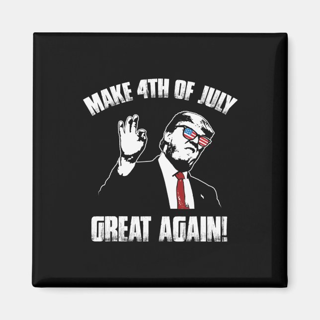 Aimant Trump 14 Juillet  (Devant)