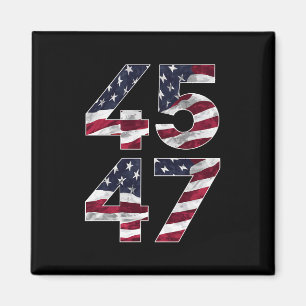 Aimant Trump 2024 45 45 Vintage États-Unis