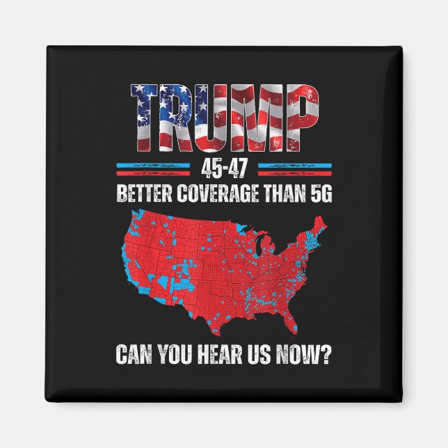 Aimant Trump 2024 45 47 Meilleure couverture que 5g Can Y (Devant)
