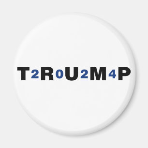 Aimant Trump 2024 bleu