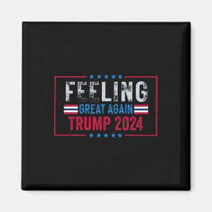 Aimant Trump 2024 - Drapeau américain