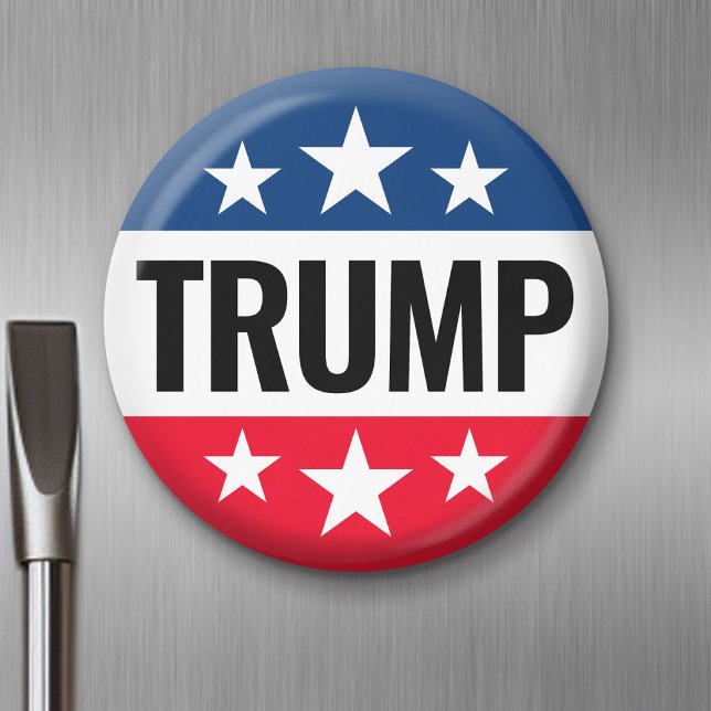 Aimant Trump 2024 Keep America Great - comme le design (Custom Magnet)