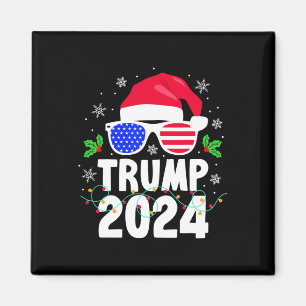 Aimant Trump 2024 Père Noël Usa Rendre sa grandeur à Noël