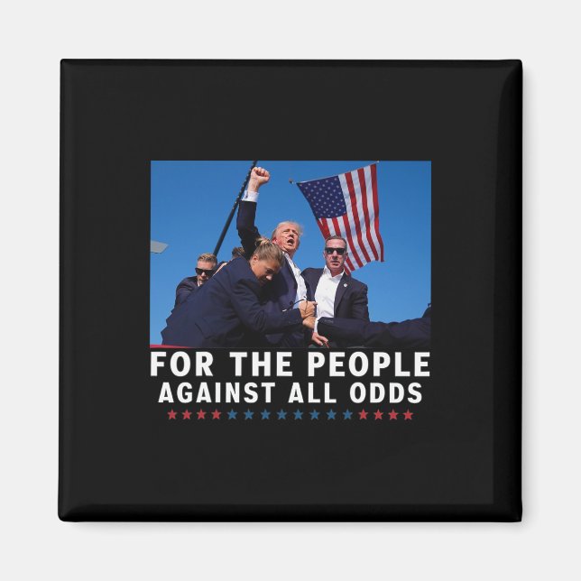 Aimant Trump 2024 Pour La Population (Devant)