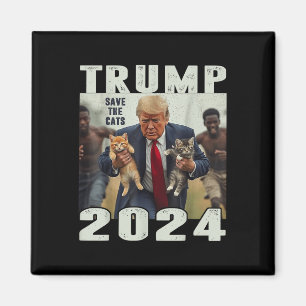Aimant Trump 2024 Sauver Les Chats Dit Débat