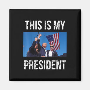 Aimant Trump 2024 Voici Mon Président