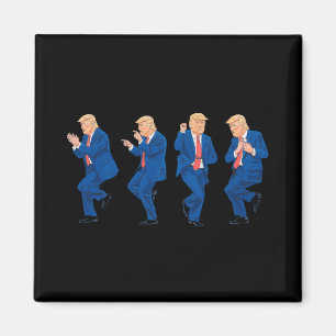 Aimant Trump 45 47 Danse Drôle Danse États-Unis Président