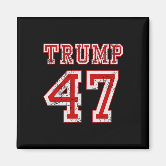 Aimant Trump 47 Élections Républicaines Conservatrices 20 (Devant)