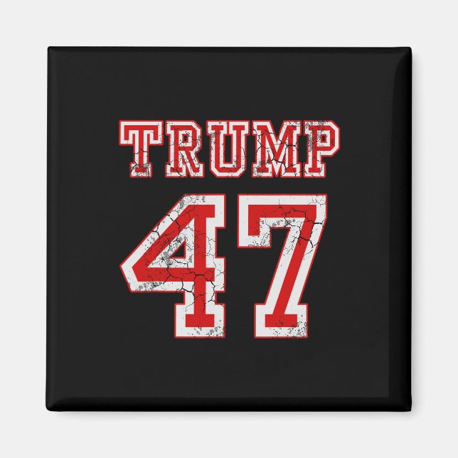 Aimant Trump 47 Élections Républicaines Conservatrices 20 (Devant)