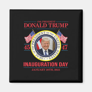 Aimant Trump 47e Jour de l'investiture du président Jan 2
