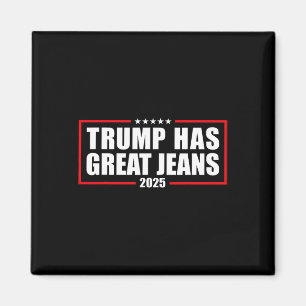 Aimant Trump A De Superbes Jean Drôle Rétro Denim Mème Po