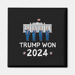 Aimant Trump a gagné 2025 Trump danse à la Maison Blanche