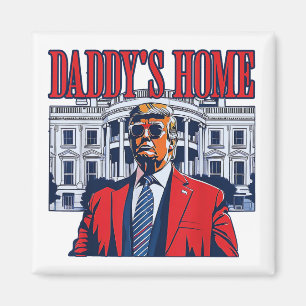 Aimant Trump à la maison de papa Cadeau de la Maison Bl