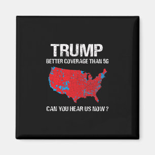 Aimant Trump a une meilleure couverture que la carte élec