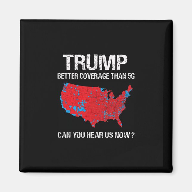Aimant Trump a une meilleure couverture que la carte élec (Devant)