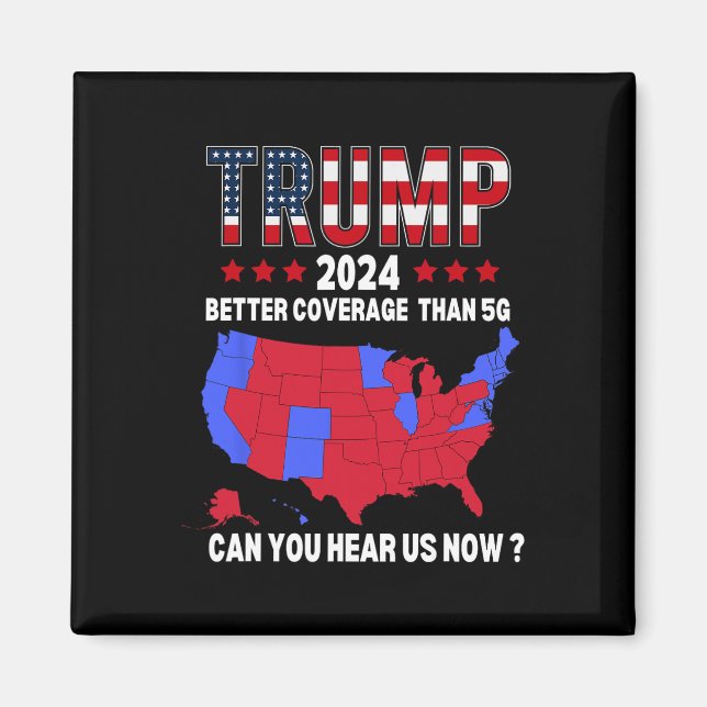 Aimant Trump a une meilleure couverture que la carte élec (Devant)