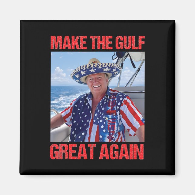 Aimant Trump américain dans le Golfe du Mexique (Devant)