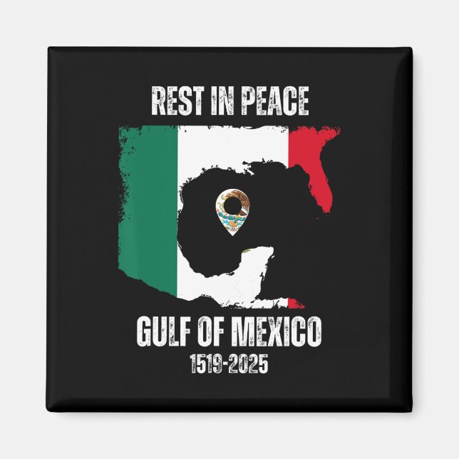 Aimant Trump Amérique Déchirure Golfe Du Mexique Présiden (Devant)