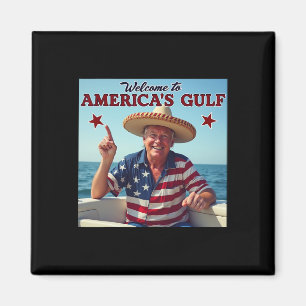 Aimant Trump Amérique du Golfe Mexique président Trump So