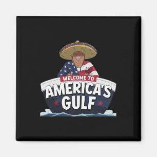 Aimant Trump Amérique du Golfe Mexique président Trump So