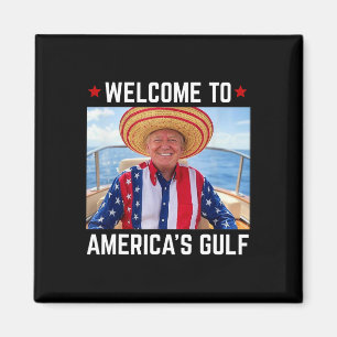Aimant Trump Amérique du Golfe Mexique président Trump So