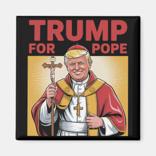Aimant Trump amusant pour le pape Gear Républicaine catho