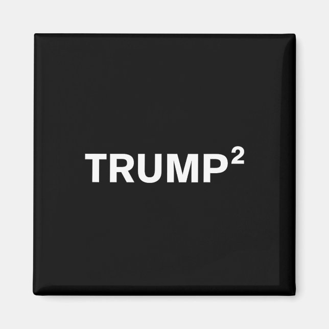 Aimant Trump au carré Trump  (Devant)