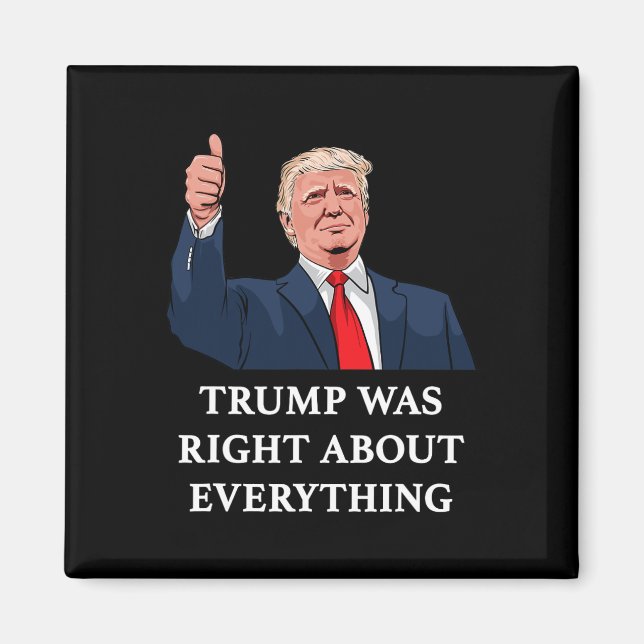 Aimant Trump avait raison sur tout 10  (Devant)