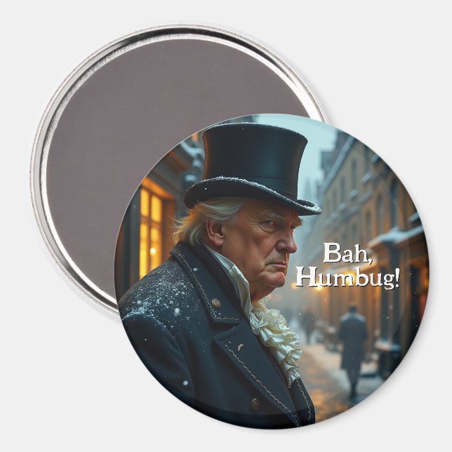 Aimant Trump Bah Humbug (Recto/Verso)