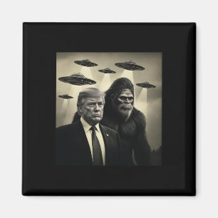 Aimant Trump Bigfoot Ufo Rencontre Alien Complot Drôle