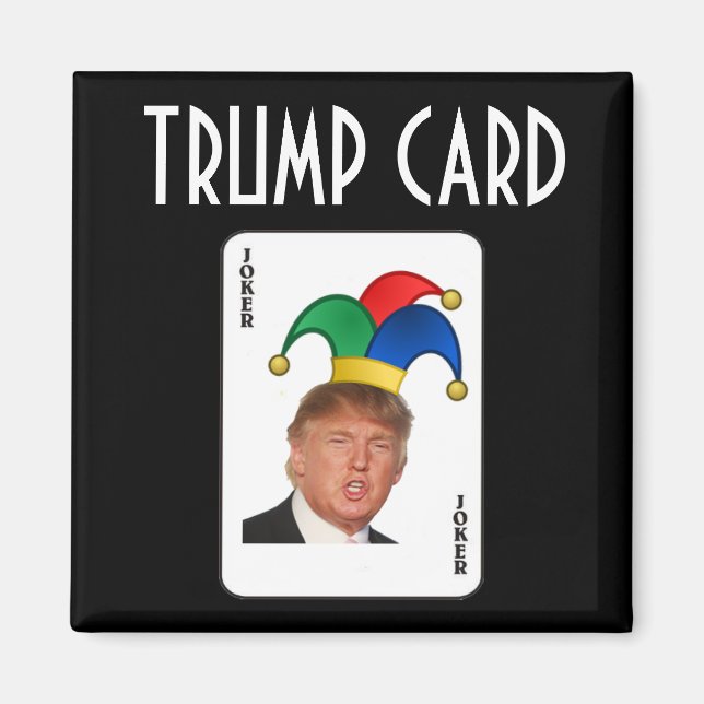 Aimant Trump Card - Joker (Devant)