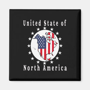 Aimant Trump Carte Satire États-Unis D'Amérique Du Nord