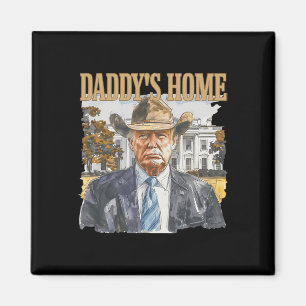 Aimant Trump Cowboy La maison du papa de l'Ouest ramènent