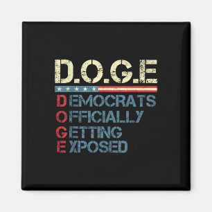 Aimant Trump D.o.g.e Doge Département du gouvernement