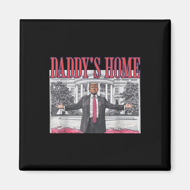 Aimant Trump Daddy - Trump Pink (Devant)