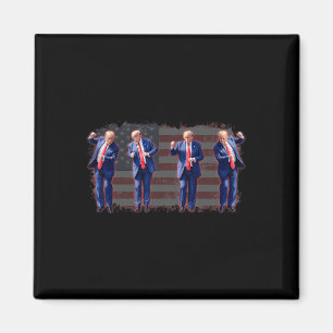 Aimant Trump Dance Pro Trump 2024 Président Trump 45 47