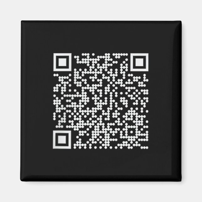 Aimant Trump Dance Qr drôle Président Trump Code de danse (Devant)