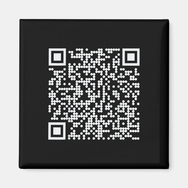 Aimant Trump Dance Qr Funny President Dance Code (retour) (Devant)
