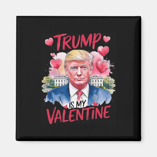 Aimant Trump dans ma Saint Valentin drôle Saint Valentin  (Devant)