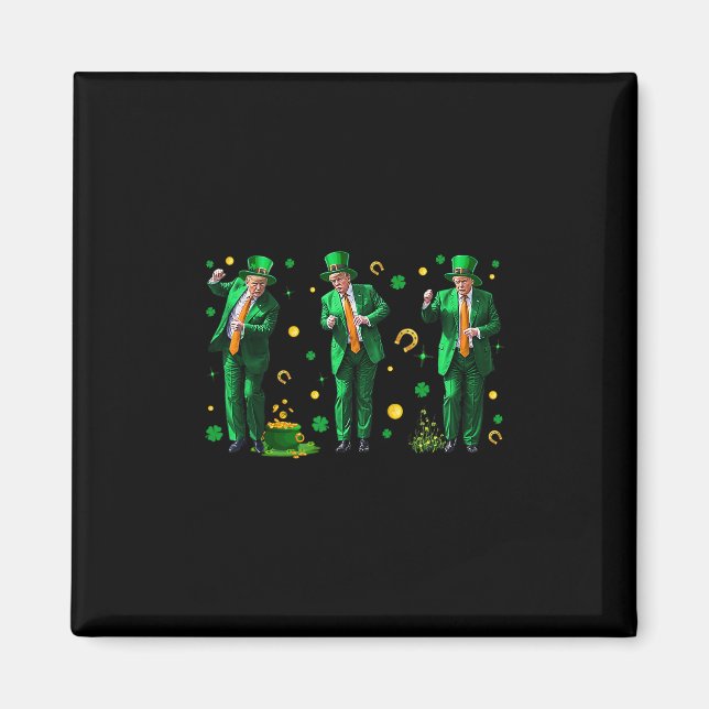 Aimant Trump dansant la Saint-Patrick (Devant)