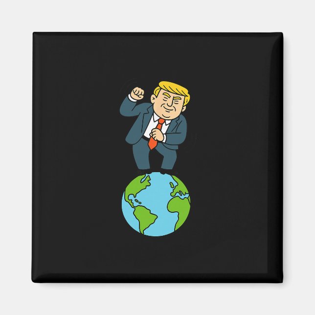 Aimant Trump danse drôle disant  (Devant)