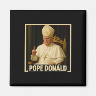 Aimant Trump en tant que pape de l'église du Vatican Trum