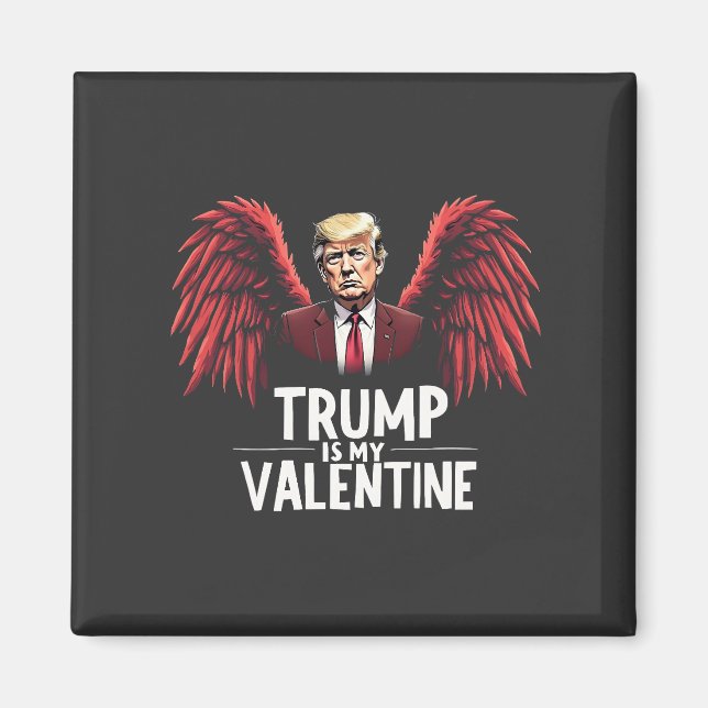 Aimant Trump est ma Saint-Valentin d'Inauguration Maga (Devant)