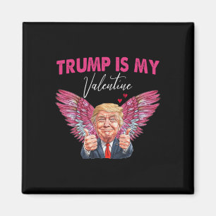 Aimant Trump Est Mon Ange De La Saint-Valentin Trump Sain