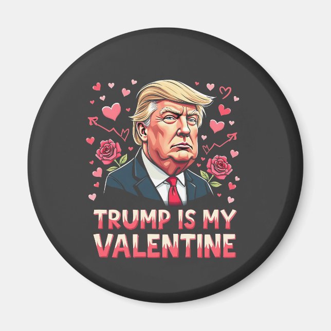 Aimant Trump est mon Valentin Maga jour d'inauguration 20 (Devant)