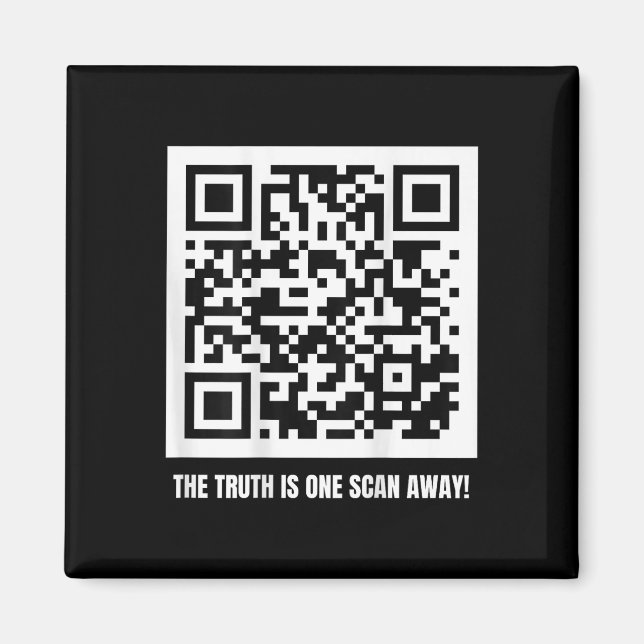 Aimant Trump est votre président - Qr Trump Code (Devant)