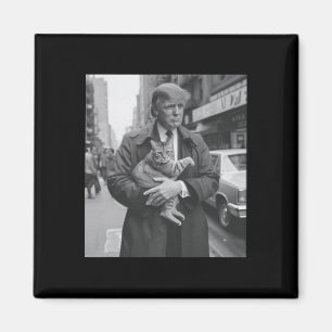 Aimant Trump Et Chat Drôle