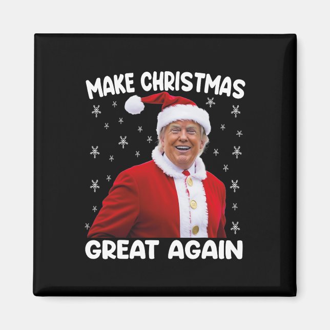 Aimant Trump et Père Noël Trump (Devant)